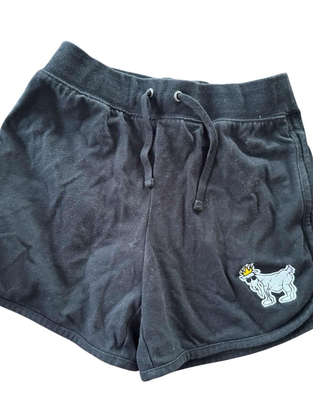 GOAT USA YOUTH XL Drawstring Cotton sweat shorts with Embroidered Goat